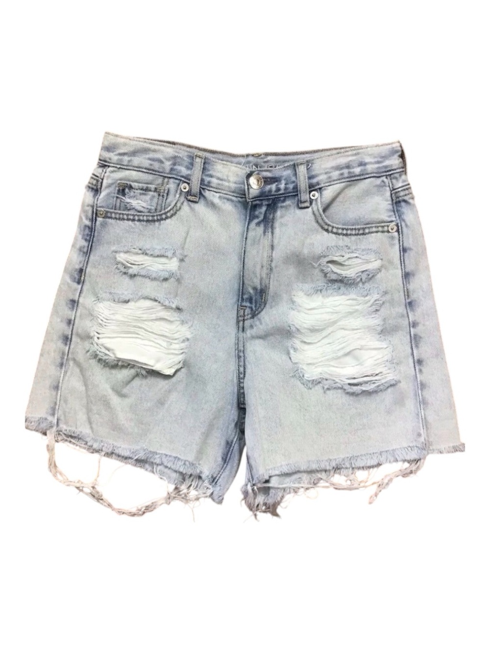 Aeo size 0 ripped mom jeans shorts distressed size 0